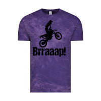 Cloud Purple brraaap funny dirt bike Vintage Tee - artisFamous