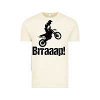 Brraaap Funny Dirt Bike Vintage Tee | Teevron