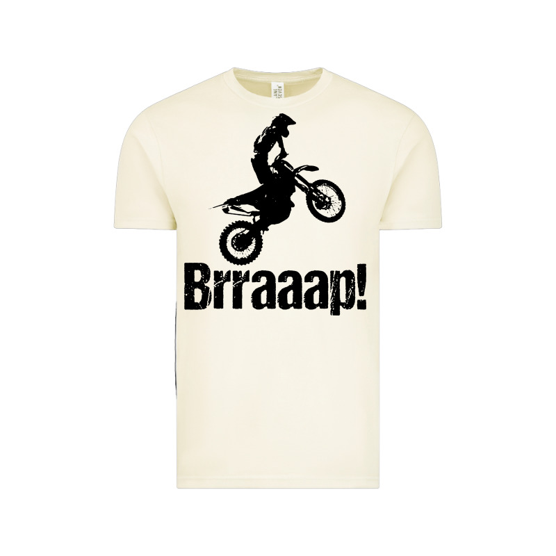 Brraaap Funny Dirt Bike Vintage Tee by artisFamous | Teevron