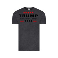 Vintage Black donald trump 2024 take america Vintage Tee - artisFamous