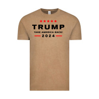 Vintage Coffee donald trump 2024 take america Vintage Tee - artisFamous