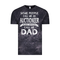 Cloud Black auctioneer dad father's day gifts father daddy men t shirt Vintage Tee - artisFamous