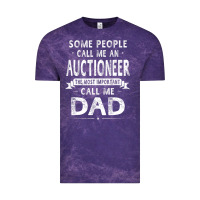 Auctioneer Dad Father's Day Gifts Father Daddy Men T Shirt Vintage Tee | Teevron