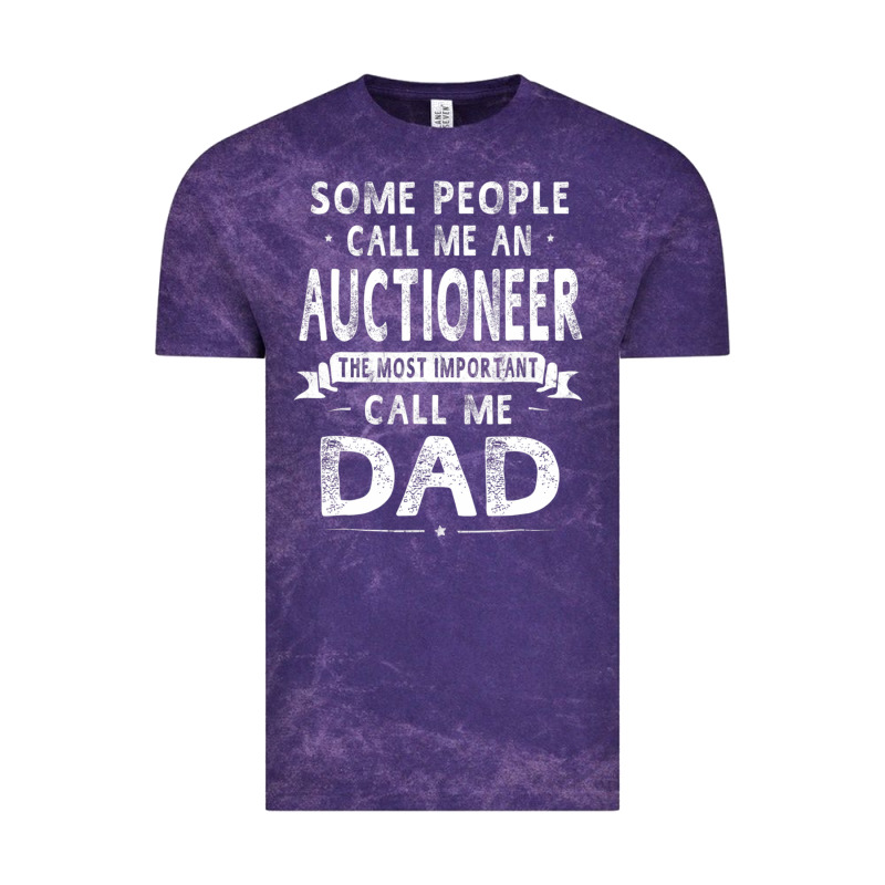 Auctioneer Dad Father's Day Gifts Father Daddy Men T Shirt Vintage Tee by artisFamous | Teevron