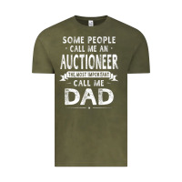 Vintage Olive auctioneer dad father's day gifts father daddy men t shirt Vintage Tee - artisFamous