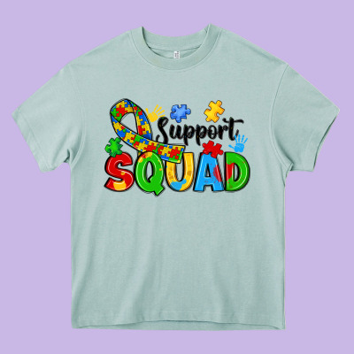 Support Squad Heavy Core Tee Designed By Jahusdesignshop