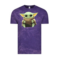 Cloud Purple baby yoda Vintage Tee - artisFamous
