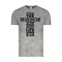 Cloud Rock John 3:16 Bible Verse Cool Christian Church Shirts Christianity Vintage Tee - artisFamous