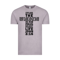 Vintage Zinc John 3:16 Bible Verse Cool Christian Church Shirts Christianity Vintage Tee - artisFamous
