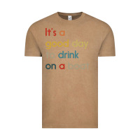 Vintage Coffee it's a good day to drink on a boat Vintage Tee - artisFamous