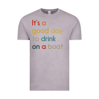 Vintage Zinc it's a good day to drink on a boat Vintage Tee - artisFamous