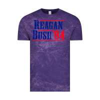 Cloud Purple reagan bush '84 Vintage Tee - artisFamous