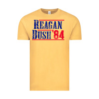 Vintage Mustard reagan bush '84 Vintage Tee - artisFamous