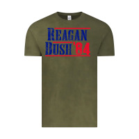 Vintage Olive reagan bush '84 Vintage Tee - artisFamous