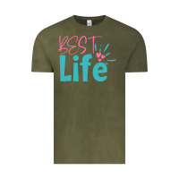 Vintage Olive best life Vintage Tee - artisFamous