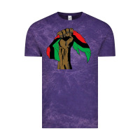 Cloud Purple black power african license Vintage Tee - artisFamous