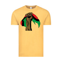 Vintage Mustard black power african license Vintage Tee - artisFamous