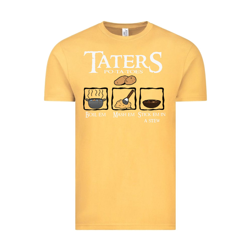 The Lord Of The Rings Taters Potatoes Recipe Vintage Tee by artisFamous | Teevron