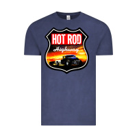 Vintage Denim HOT ROD GARAGE CAR Vintage Tee - artisFamous