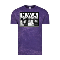 Cloud Purple N.W.A Californian hip hop group N.W.A Vintage Tee - artisFamous