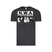 Vintage Black N.W.A Californian hip hop group N.W.A Vintage Tee - artisFamous