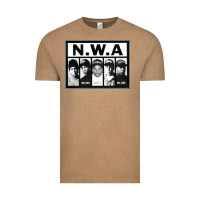 Vintage Coffee N.W.A Californian hip hop group N.W.A Vintage Tee - artisFamous