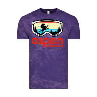 Cloud Purple aspen colorado ski mountain skiing retro vacation Vintage Tee - artisFamous
