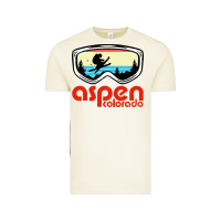 Vintage Arctic aspen colorado ski mountain skiing retro vacation Vintage Tee - artisFamous