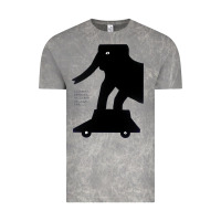 Cloud Rock Elephant Black To Stand On Your Car Vintage Tee - artisFamous
