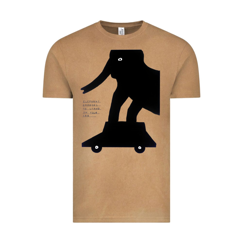 Elephant Black To Stand On Your Car Vintage Tee by artisFamous | Teevron