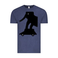 Vintage Denim Elephant Black To Stand On Your Car Vintage Tee - artisFamous