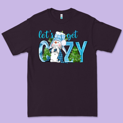 Let's Get Cozy Premium Tee Designed By Bundleandbundleshop