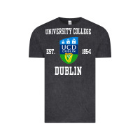 Vintage Black university college dublin Vintage Tee - artisFamous
