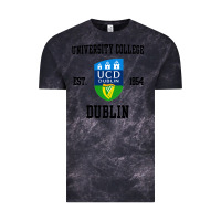 Cloud Black university college dublin Vintage Tee - artisFamous