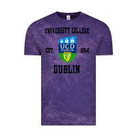 Cloud Purple university college dublin Vintage Tee - artisFamous