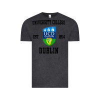 Vintage Black university college dublin Vintage Tee - artisFamous