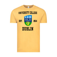 Vintage Mustard university college dublin Vintage Tee - artisFamous