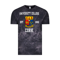 Cloud Black university college cork Vintage Tee - artisFamous