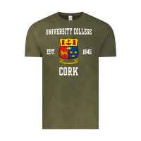 Vintage Olive university college cork Vintage Tee - artisFamous