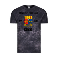 Cloud Black university college cork Vintage Tee - artisFamous