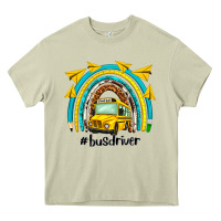 Mossy bus driver rainbow Heavy Core Tee - NancyCooperArtShop