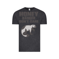 Vintage Black honey badger dont care Vintage Tee - artisFamous