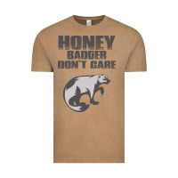 Vintage Coffee honey badger dont care Vintage Tee - artisFamous