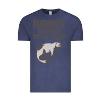 Vintage Denim honey badger dont care Vintage Tee - artisFamous