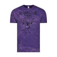 Cloud Purple Schrute Farms - The Office Vintage Tee - artisFamous
