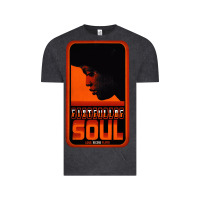 Vintage Black Fist Full Of Soul Long Record Player Vintage Tee - artisFamous
