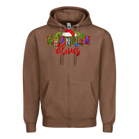 Chestnut Christmas Grandma Claus Zipper Hoodie - FaDigitalArtStudio