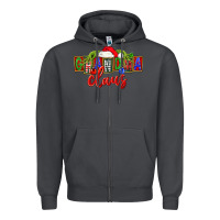 Smoke Christmas Grandma Claus Zipper Hoodie - FaDigitalArtStudio