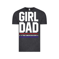 Vintage Black Girl Dad A True American Hero - Fathers Day Gift Vintage Tee - artisFamous