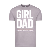 Vintage Zinc Girl Dad A True American Hero - Fathers Day Gift Vintage Tee - artisFamous